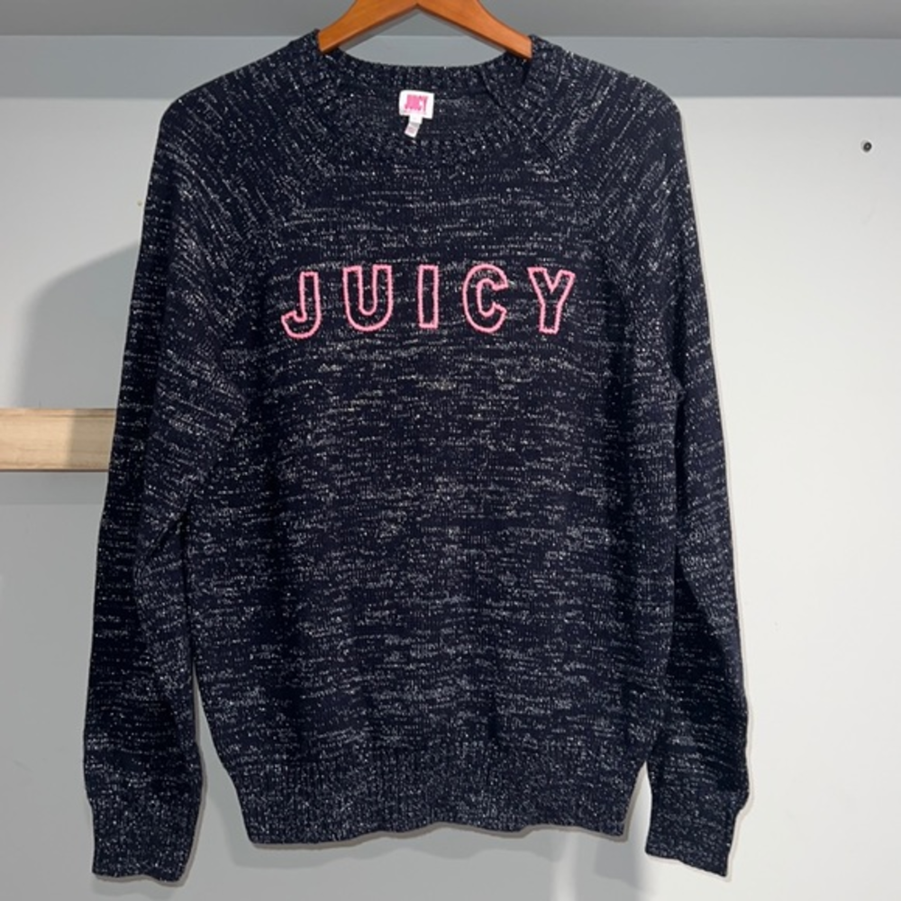 Juicy couture, navy glittery sweater